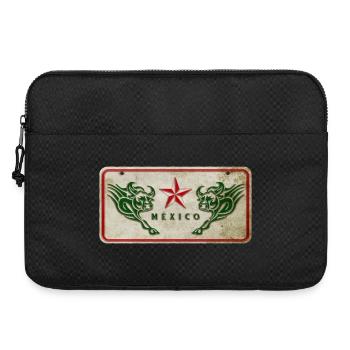 Mexiko Stier Schild - Laptoptasche 15" - Schwarz - Vorne