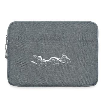 Vélo - Sacoche pour ordinateur portable 15 pouces - gris chiné - Devant