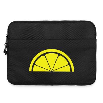 Conception de citron - Sacoche pour ordinateur portable 15 pouces - noir - Devant