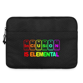 Inklusion ist elementar # - Laptoptasche 15" - Schwarz - Vorne