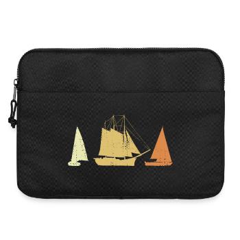 Vintage Sailing Ships - Laptop bag 15" - black - Front