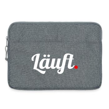 Läuft. - Laptoptasche 15" - Grau meliert - Vorne