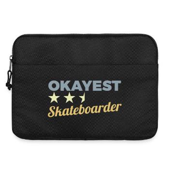 D’accord Skateboarder - Sacoche pour ordinateur portable 15 pouces - noir - Devant