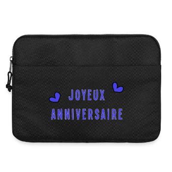 JOYEUX ANNIVERSAIRE - Sacoche pour ordinateur portable 15 pouces - noir - Devant