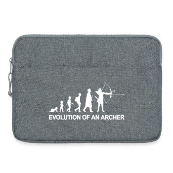 Kind zum Bogenschützen - Laptoptasche 15" - Grau meliert - Vorne