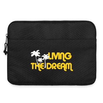 LIVING THE DREAM - Laptop bag 15" - black - Front