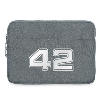NERDY pour toujours - 42 - Sacoche pour ordinateur portable 15 pouces - gris chiné - Devant