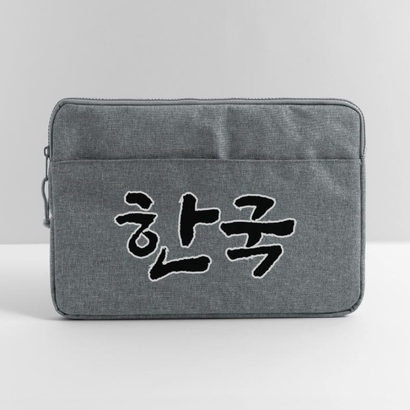 Corée, Hangouk, Hangul, écriture coréenne, appel coréen Sacoche pour ordinateur portable 15 pouces