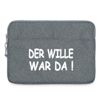 Voiture - Sacoche pour ordinateur portable 15 pouces - gris chiné - Devant