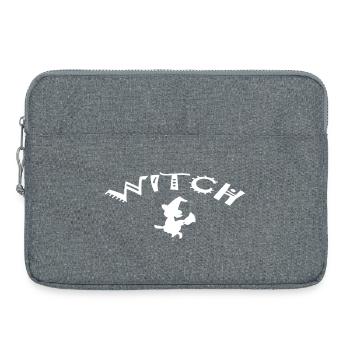 Witch - Laptop bag 15" - heather grey - Front