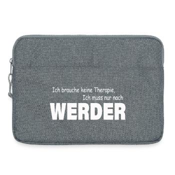 Therapie WERDER - Laptoptasche 15" - Grau meliert - Vorne