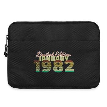 44. Geburtstag Limited Edition (SCR) 01/1982 - Laptoptasche 15" - Schwarz - Vorne