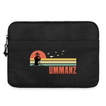 Baltic Sea Holiday ISLAND UMMANZ Souvenier Funny - Laptop bag 15" - black - Front