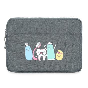 Receptionist Dentist - Laptop bag 15" - heather grey - Front