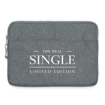 The Real Single Limited Edition – Funny Design - Laptop bag 15" - heather grey - Front