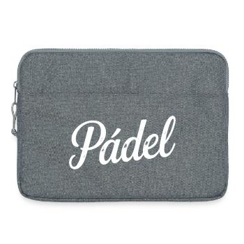 Padel amusant, je ne peux pas, j'ai du padel, Padelist - Sacoche pour ordinateur portable 15 pouces - gris chiné - Devant