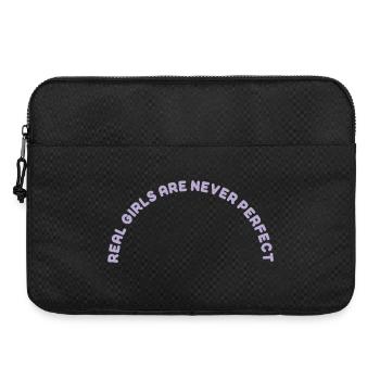 Real Girls Are never Perfect - Laptoptasche 15" - Schwarz - Vorne