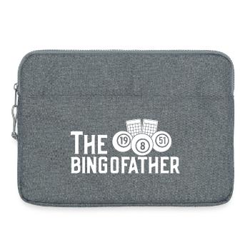 Joueur de bingo Le Bingofather Bingo - Sacoche pour ordinateur portable 15 pouces - gris chiné - Devant