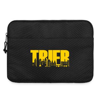 Trier - Skyline - Schrift - Mosel Rheinland-Pfalz - Laptoptasche 15" - Schwarz - Vorne