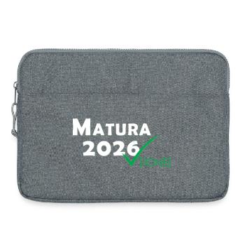 Matura 2026 Done - Laptop bag 15" - heather grey - Front