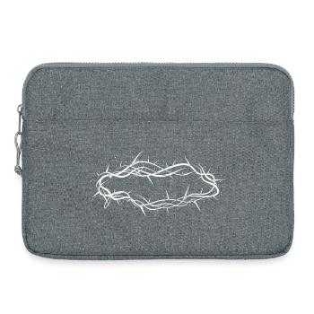 Dornenkrone - Laptoptasche 15" - Grau meliert - Vorne
