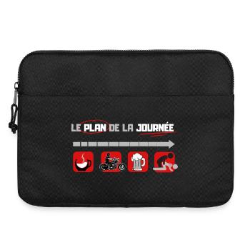 Plan du jour - Sacoche pour ordinateur portable 15 pouces - noir - Devant
