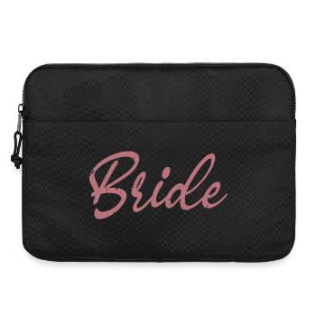 Braut Passende Verlobung Braut Dusche Hochzeit - Laptoptasche 15" - Schwarz - Vorne