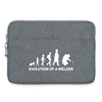 Evolution of a welder - Laptop bag 15" - heather grey - Front