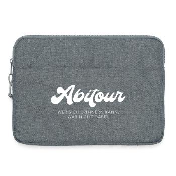 Abitur Tour - Laptop bag 15" - heather grey - Front