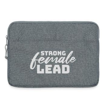 Strong Female Lead Feminism Empowerment Women - Laptop bag 15" - heather grey - Front