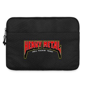 Heavy Metal Hell yes 3D-Logo-Banner - Laptoptasche 15" - Schwarz - Vorne