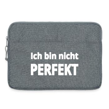 Perfekt - Laptoptasche 15" - Grau meliert - Vorne