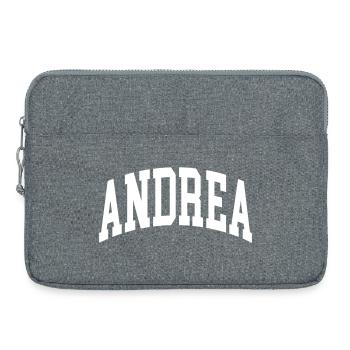 Andrea - Laptoptasche 15" - Grau meliert - Vorne