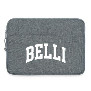 Belli - Sacoche pour ordinateur portable 15 pouces - gris chiné - Devant