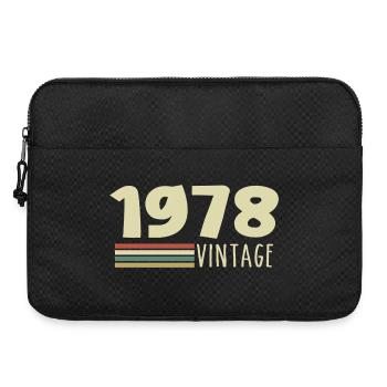 1978-Anniversaire-1978-retro-1978 - Sacoche pour ordinateur portable 15 pouces - noir - Devant