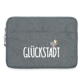 Glückstadt Möwe Elbe - Laptoptasche 15" - Grau meliert - Vorne