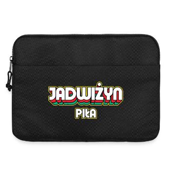Jadwiżyn Piła. Nom du district rétro - Sacoche pour ordinateur portable 15 pouces - noir - Devant