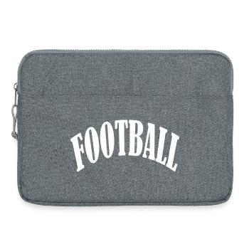 autocollant de but de springbreak de lycée fan de football - Sacoche pour ordinateur portable 15 pouces - gris chiné - Devant