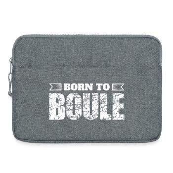 Né à Boule! Boule balls pour boules pour boules - Sacoche pour ordinateur portable 15 pouces - gris chiné - Devant