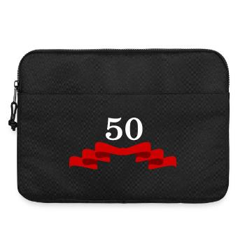 Façonner votre propre 50e anniversaire cinquante ans - Sacoche pour ordinateur portable 15 pouces - noir - Devant