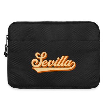 Sevilla Rétro lettrage - Sacoche pour ordinateur portable 15 pouces - noir - Devant