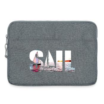 SAIL - Sacoche pour ordinateur portable 15 pouces - gris chiné - Devant
