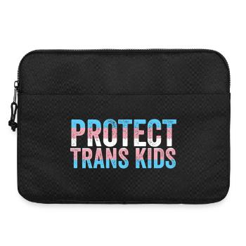 Pride Month LGBT - Trans-Kinder schützen - Laptoptasche 15" - Schwarz - Vorne