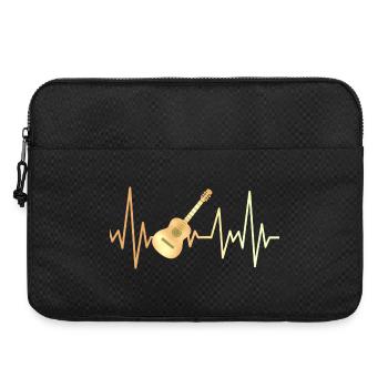 Guitare Électrique et Cadence Cardiaque - Sacoche pour ordinateur portable 15 pouces - noir - Devant