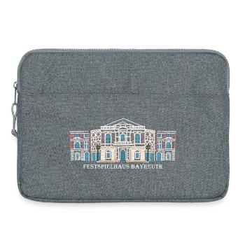 Iconic Festspielhaus Bayreuth, Bavière - Sacoche pour ordinateur portable 15 pouces - gris chiné - Devant