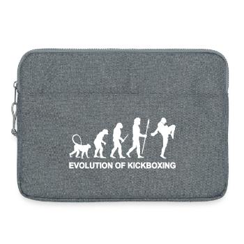 Development of kickboxing - Laptop bag 15" - heather grey - Front