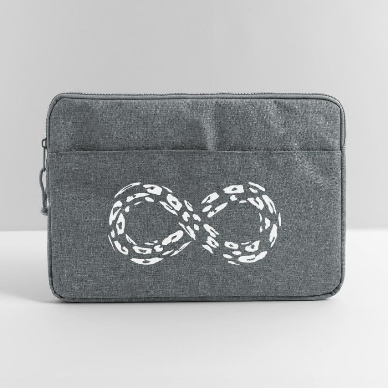 Leopard Infinity Loop Laptop bag 15"
