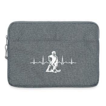 Œuvres modernes de floorball - Sacoche pour ordinateur portable 15 pouces - gris chiné - Devant