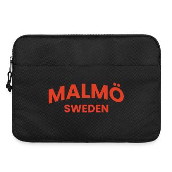 Malmö Red Typography - Laptop bag 15" - black - Front