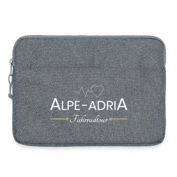 Alpe Adria Fahrradtour - Laptoptasche 15" - Grau meliert - Vorne